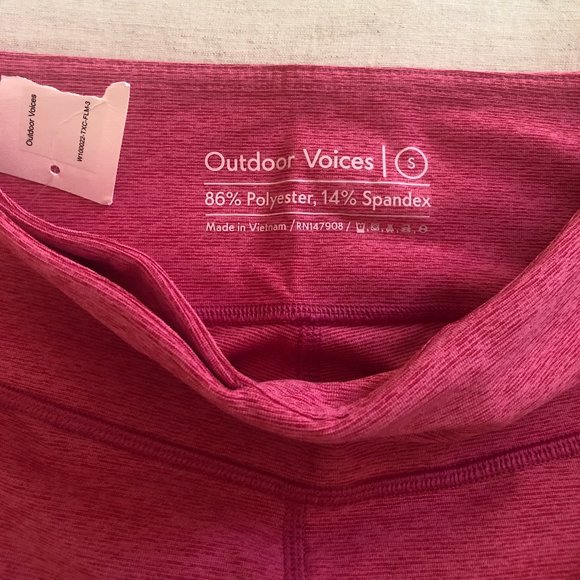 NWT Outdoor Voices Warm Up Leggings - Picture 5 of 6
